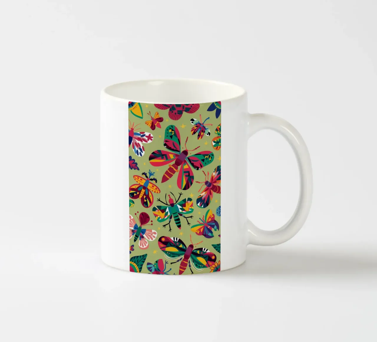 Vlindertuin keramische mok van Ivory Frame