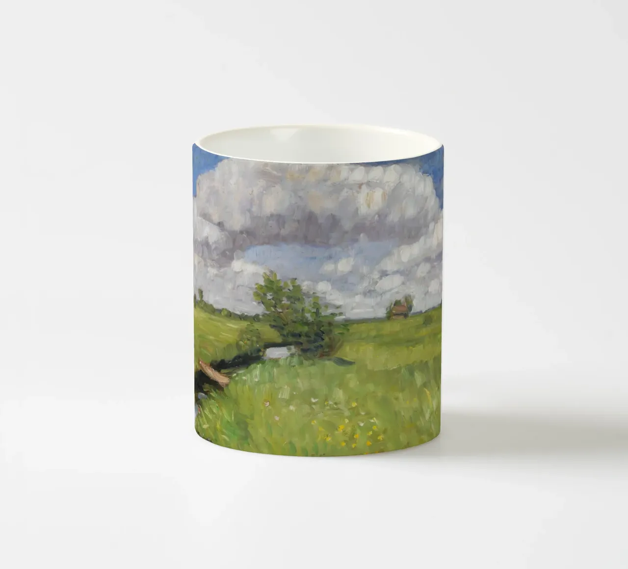 Otto Modersohn - Prati estivi tazza in ceramica da ARTOTHEK