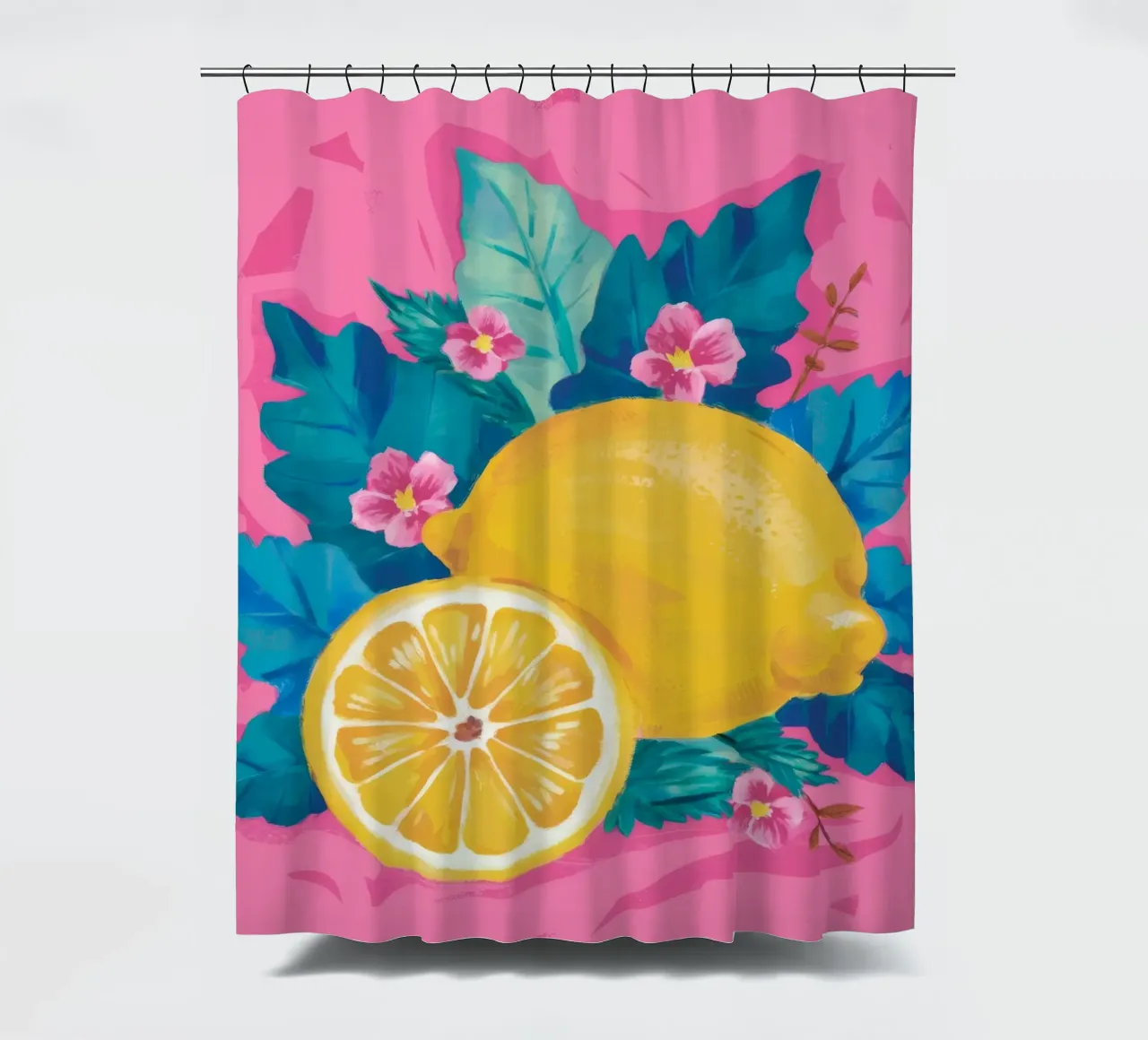 Freschezza dei fiori di agrumi tenda da doccia da Ivory Frame