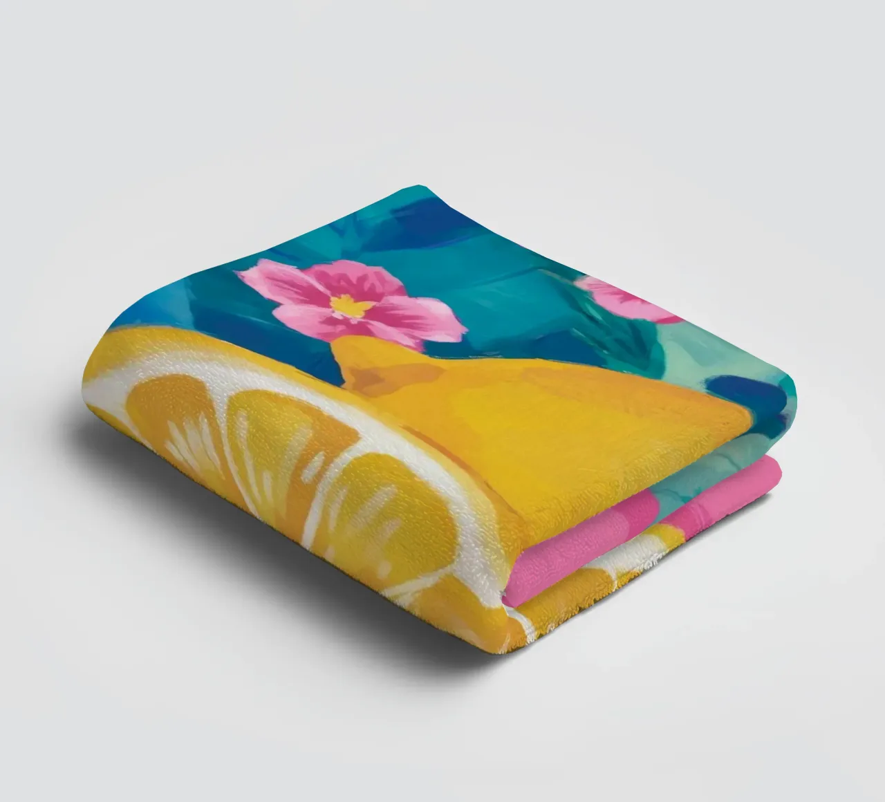 Freschezza dei fiori di agrumi asciugamano da bagno da Ivory Frame
