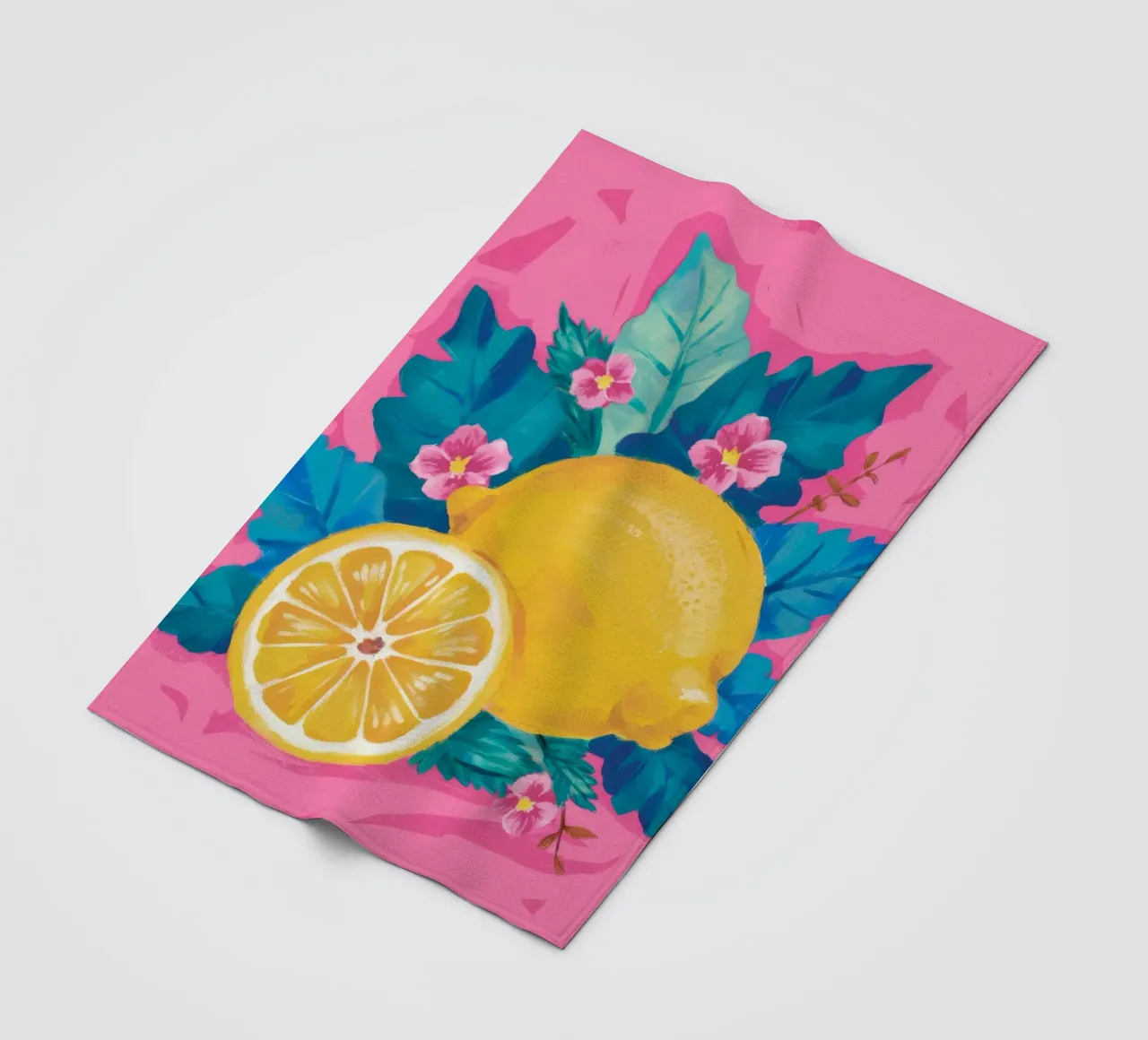 Freschezza dei fiori di agrumi coperta in pile da Ivory Frame