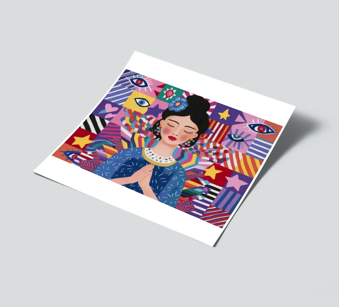 Prayerful Pattern Reverence sticker sheet by Ivory Frame