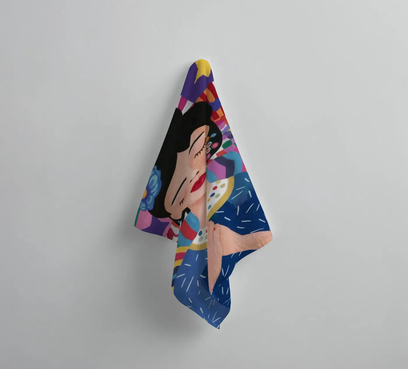 Prayerful Pattern Reverence towel by Ivory Frame