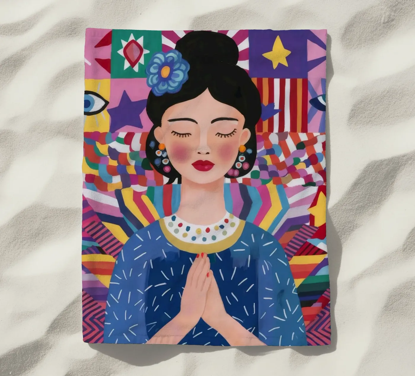Prayerful Pattern Reverence telo mare da Ivory Frame