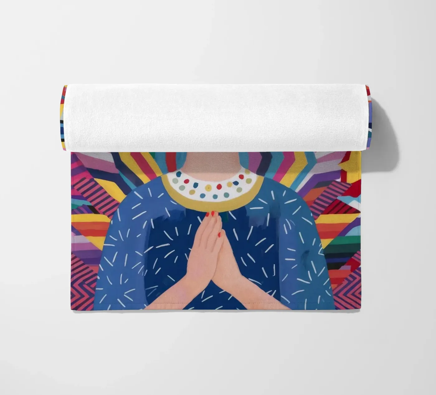 Prayerful Pattern Reverence telo mare da Ivory Frame