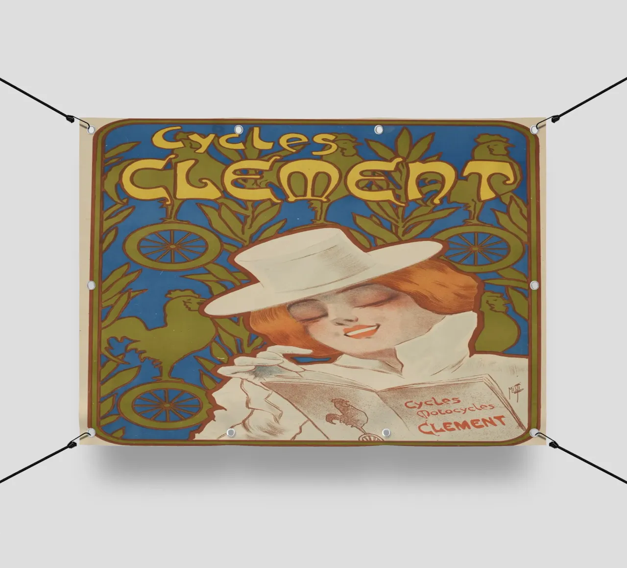 Ferdinando Misti Mifliez - Ciclo Clemente telo in pvc da ARTOTHEK