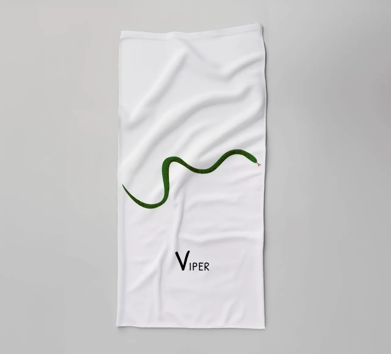 Viper asciugamano da bagno da Little Flourishes