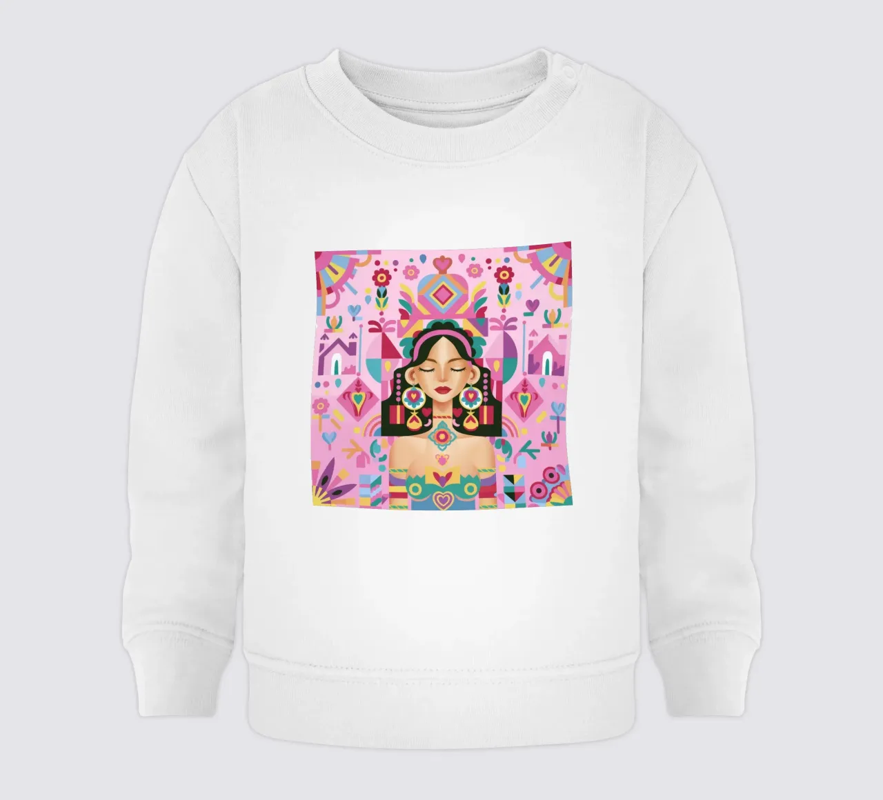 Fusione di persone modellate felpa neonato da Ivory Frame