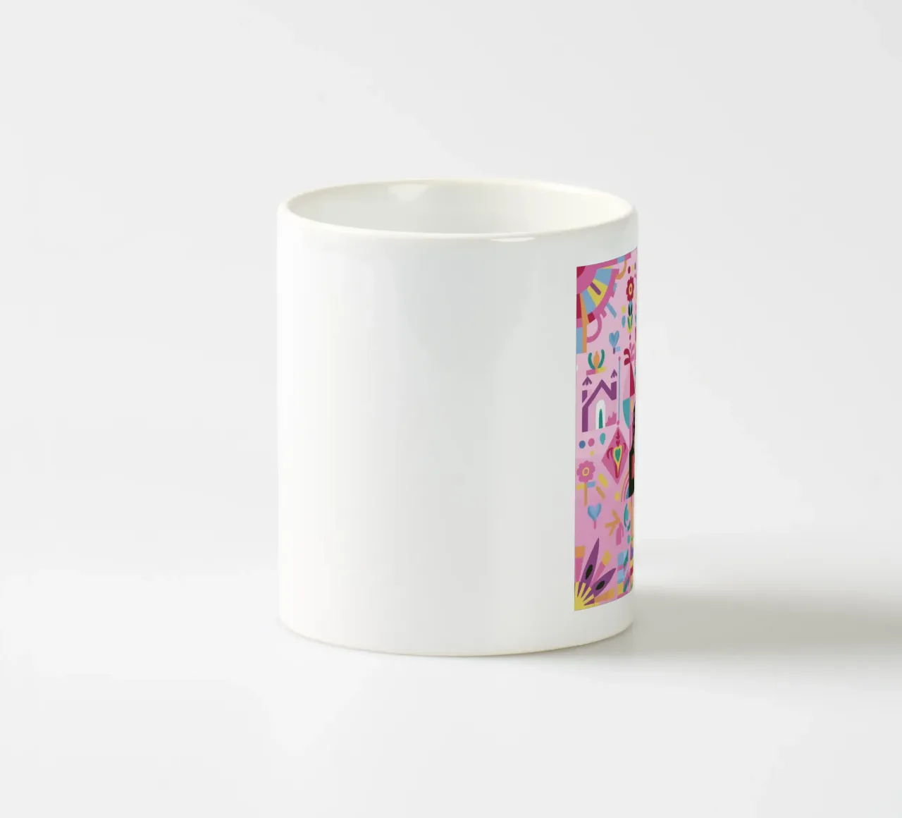 Fusione di persone modellate tazza in ceramica da Ivory Frame