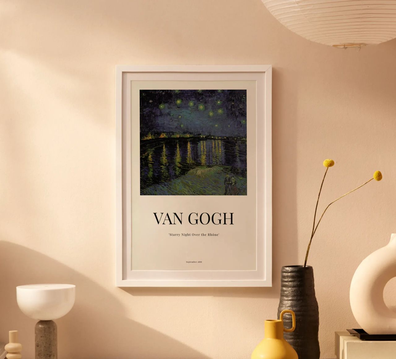 van Gogh - Starry Night Over the Rhone Poster von ARTOTHEK
