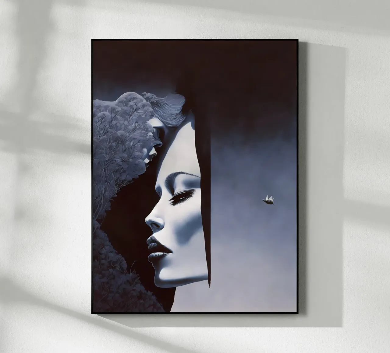 Schwarzer Spalt plexiglass da kosinsart.gallery