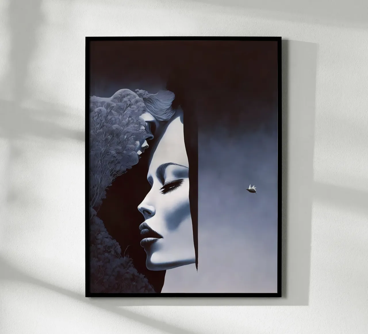 Schwarzer Spalt poster da kosinsart.gallery