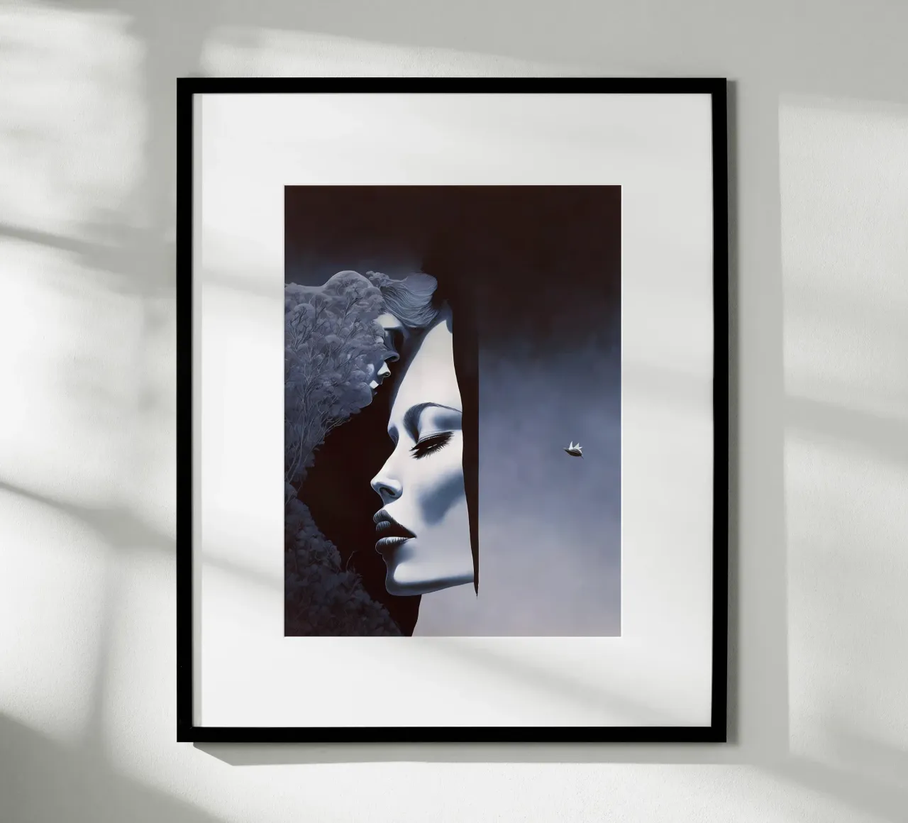 Schwarzer Spalt poster da kosinsart.gallery