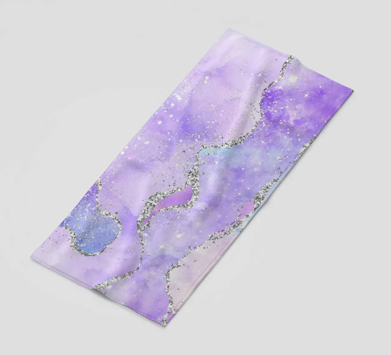 Texture Agata viola glitterata 01 telo mare da Gemstone Textures