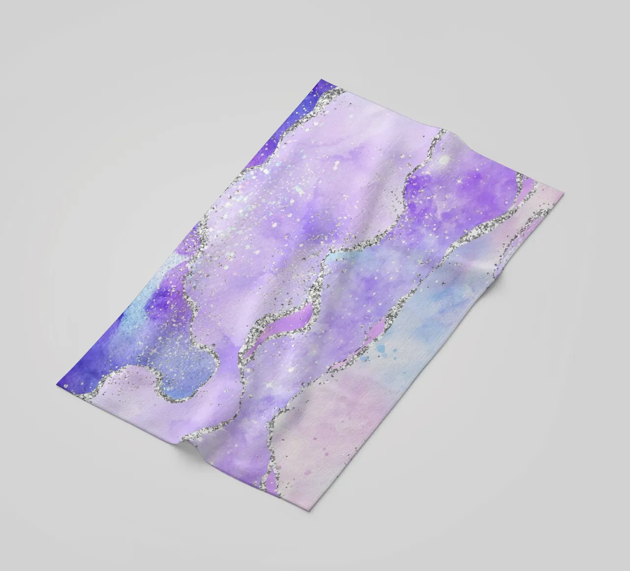 Texture Agata viola glitterata 01 telo mare da Gemstone Textures