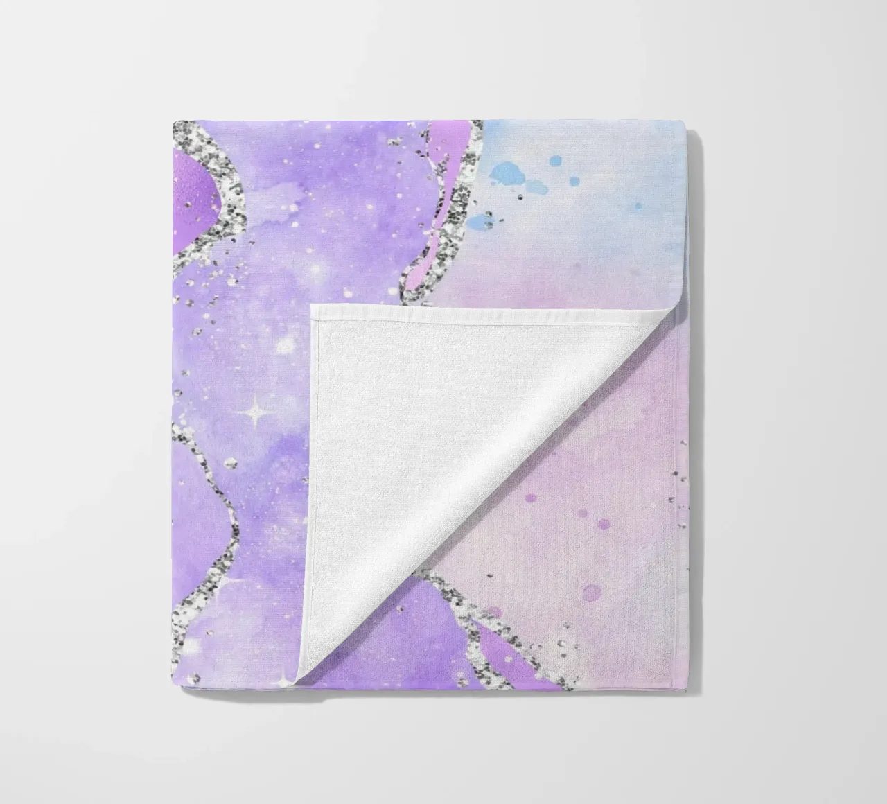 Texture Agata viola glitterata 01 telo mare da Gemstone Textures