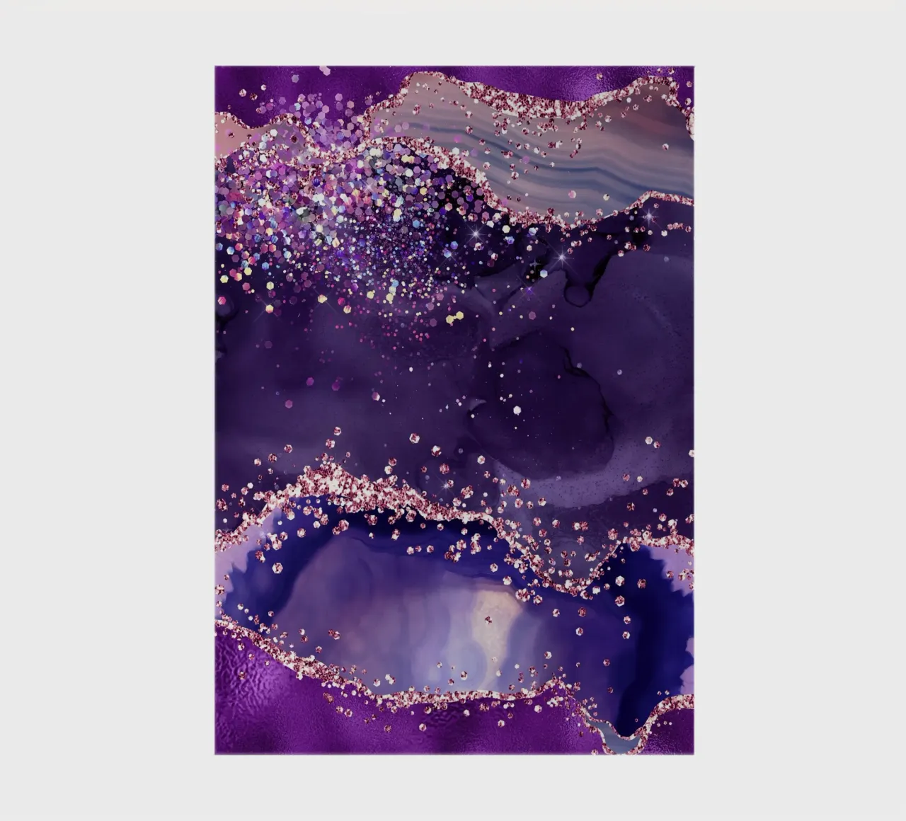 Agate pailletée violette Texture 04 carnet de notes de Gemstone Textures