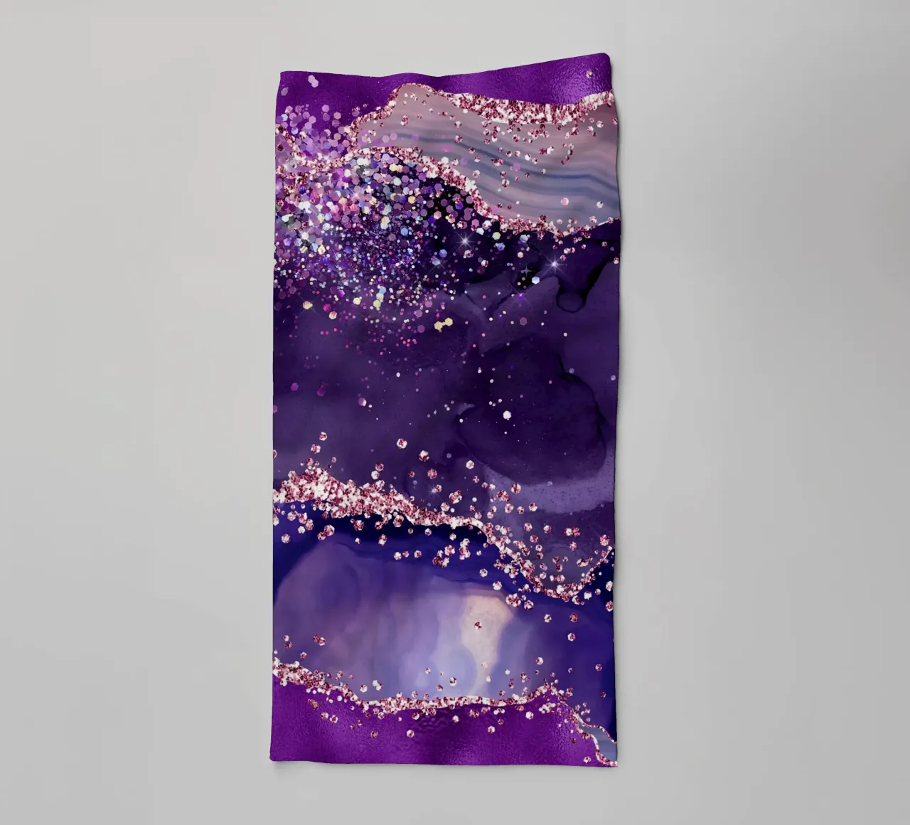 Agate pailletée violette Texture 04 serviette de bain de Gemstone Textures