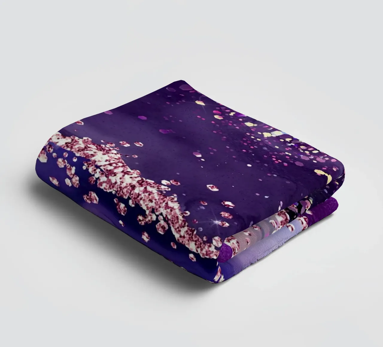 Agate pailletée violette Texture 04 serviette de bain de Gemstone Textures