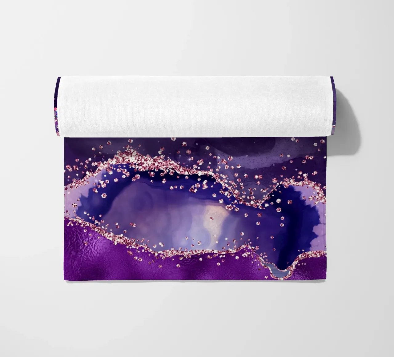 Texture Agata viola scintillante 04 telo mare da Gemstone Textures