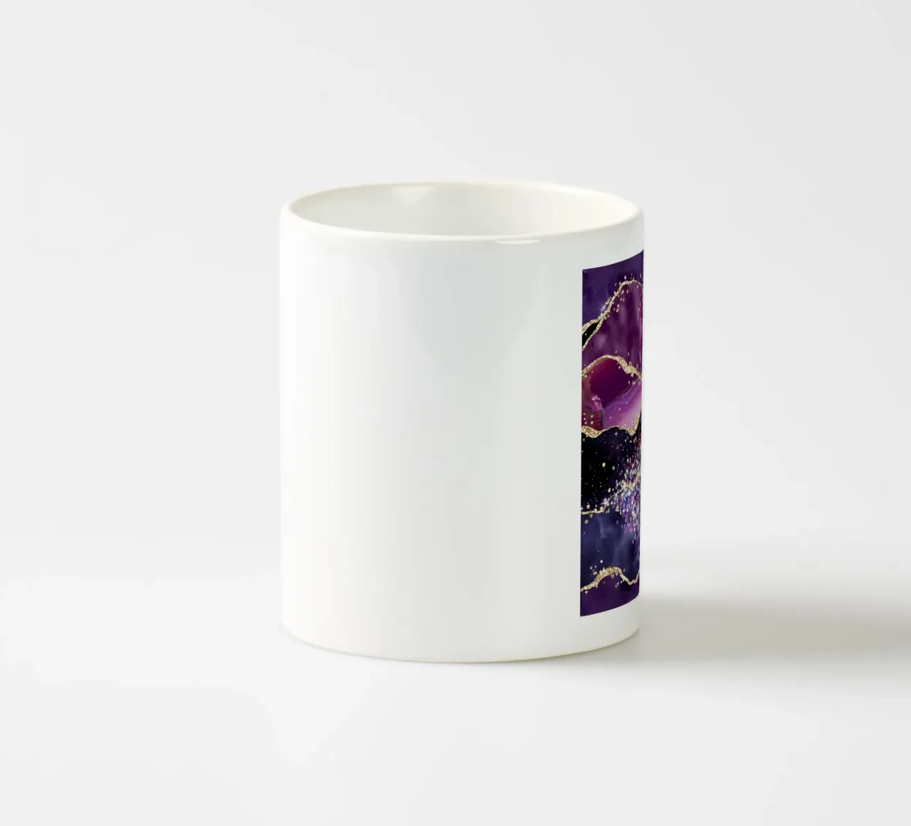 Texture Agata viola scintillante 05 tazza in ceramica da Gemstone Textures