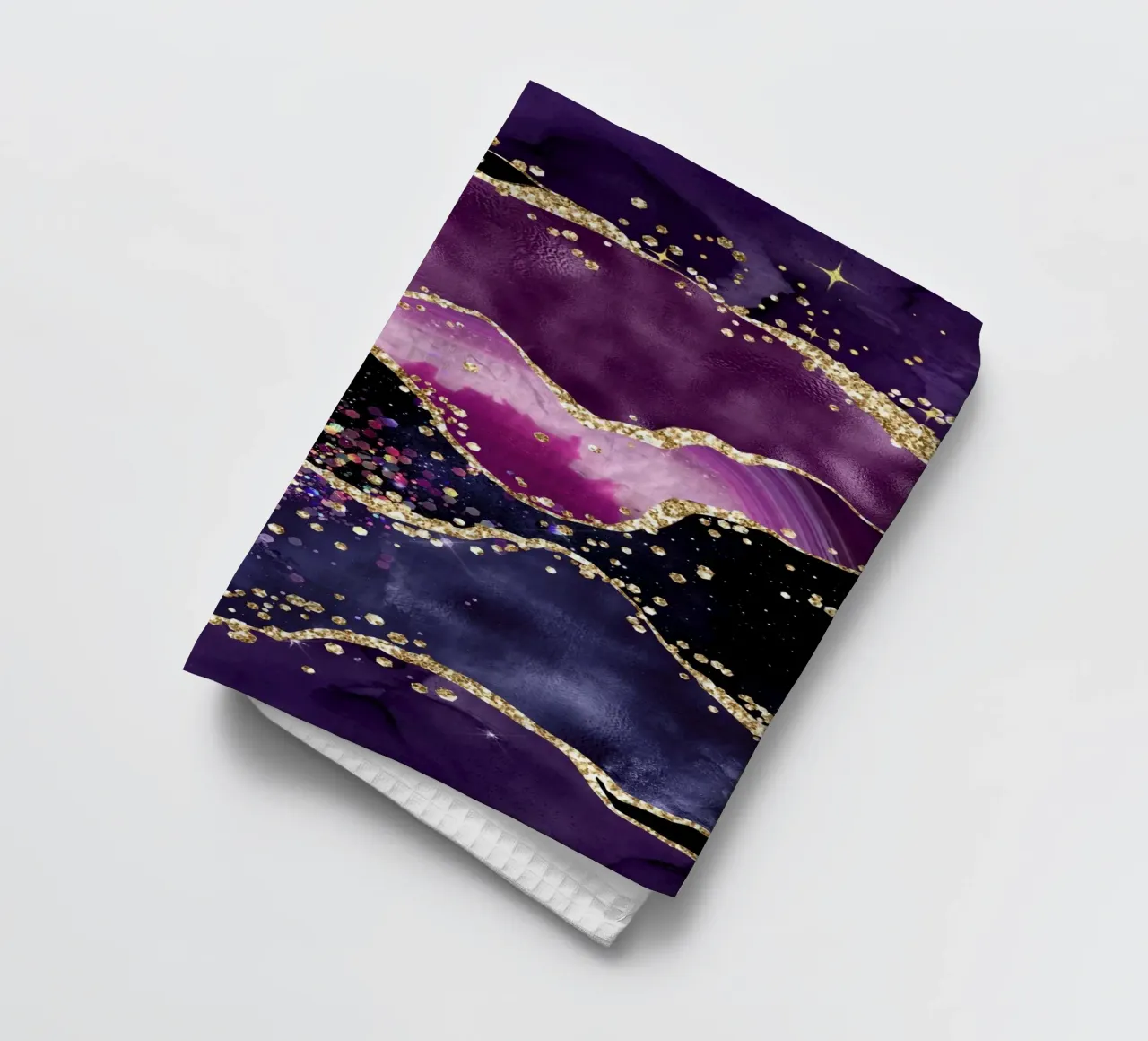 Texture Agata viola scintillante 05 canovaccio da cucina da Gemstone Textures