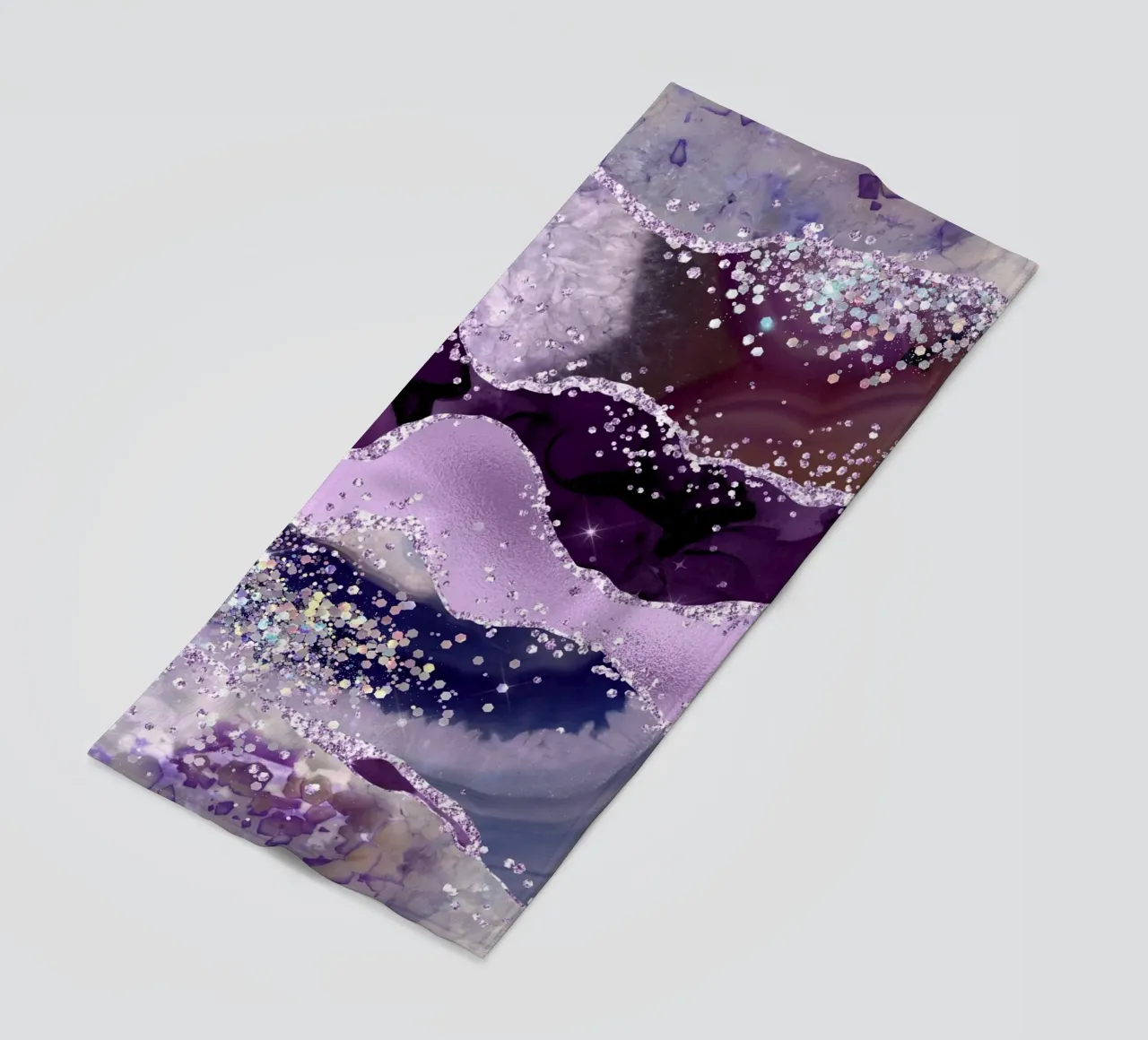 Texture Agata viola glitterata 06 telo mare da Gemstone Textures