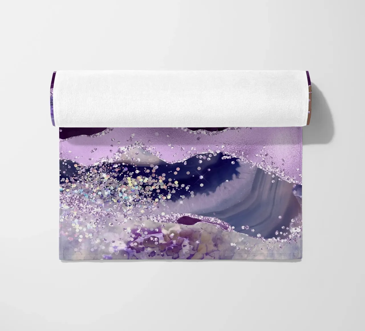 Texture Agata viola glitterata 06 telo mare da Gemstone Textures