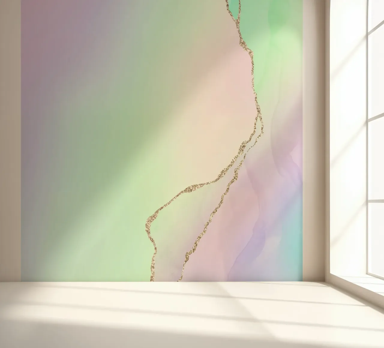 Regenbogen-Achat Textur 01 Fototapete von Gemstone Textures