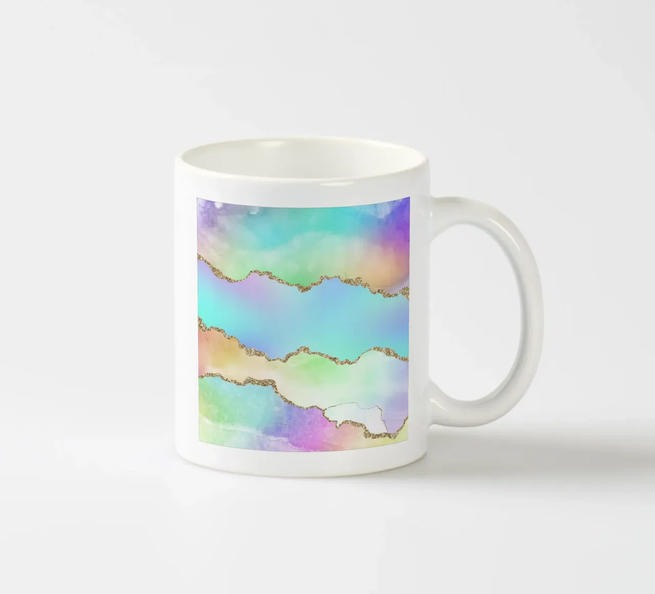 Texture Agata Arcobaleno 04 tazza in ceramica da Gemstone Textures