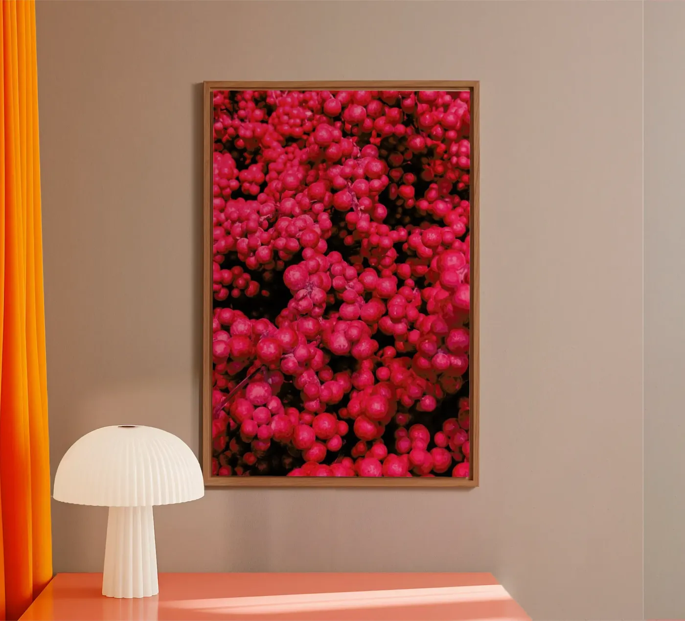 Fruity Pinkness alluminio dibond da Sebastian Hilgetag