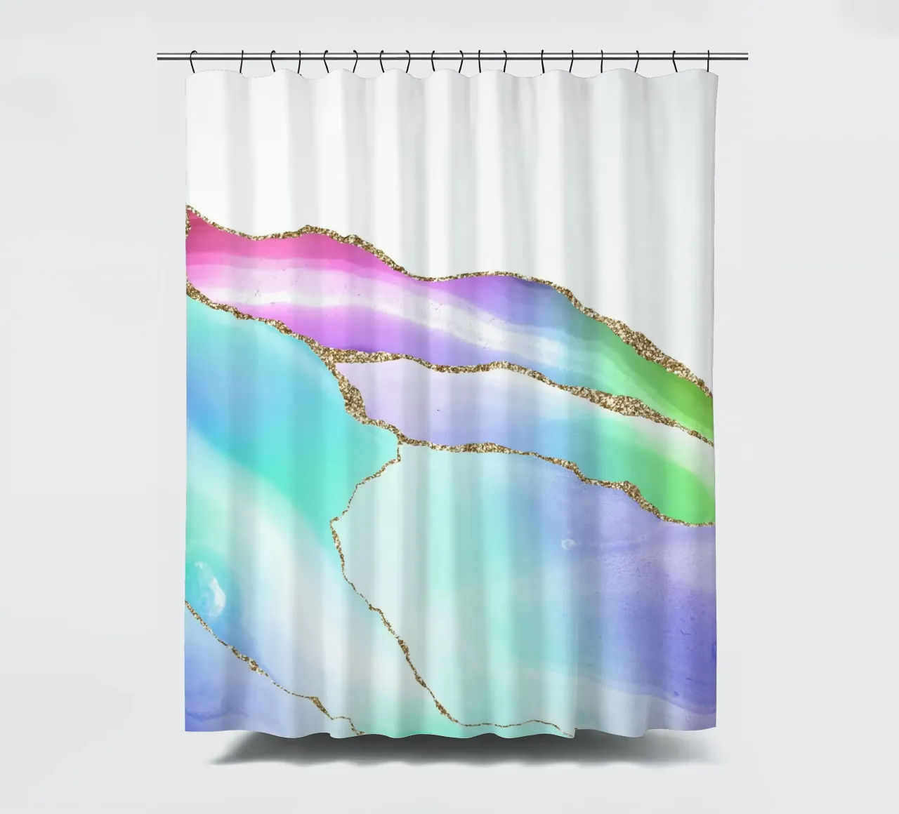 Agata Arcobaleno Texture 08 tenda da doccia da Gemstone Textures
