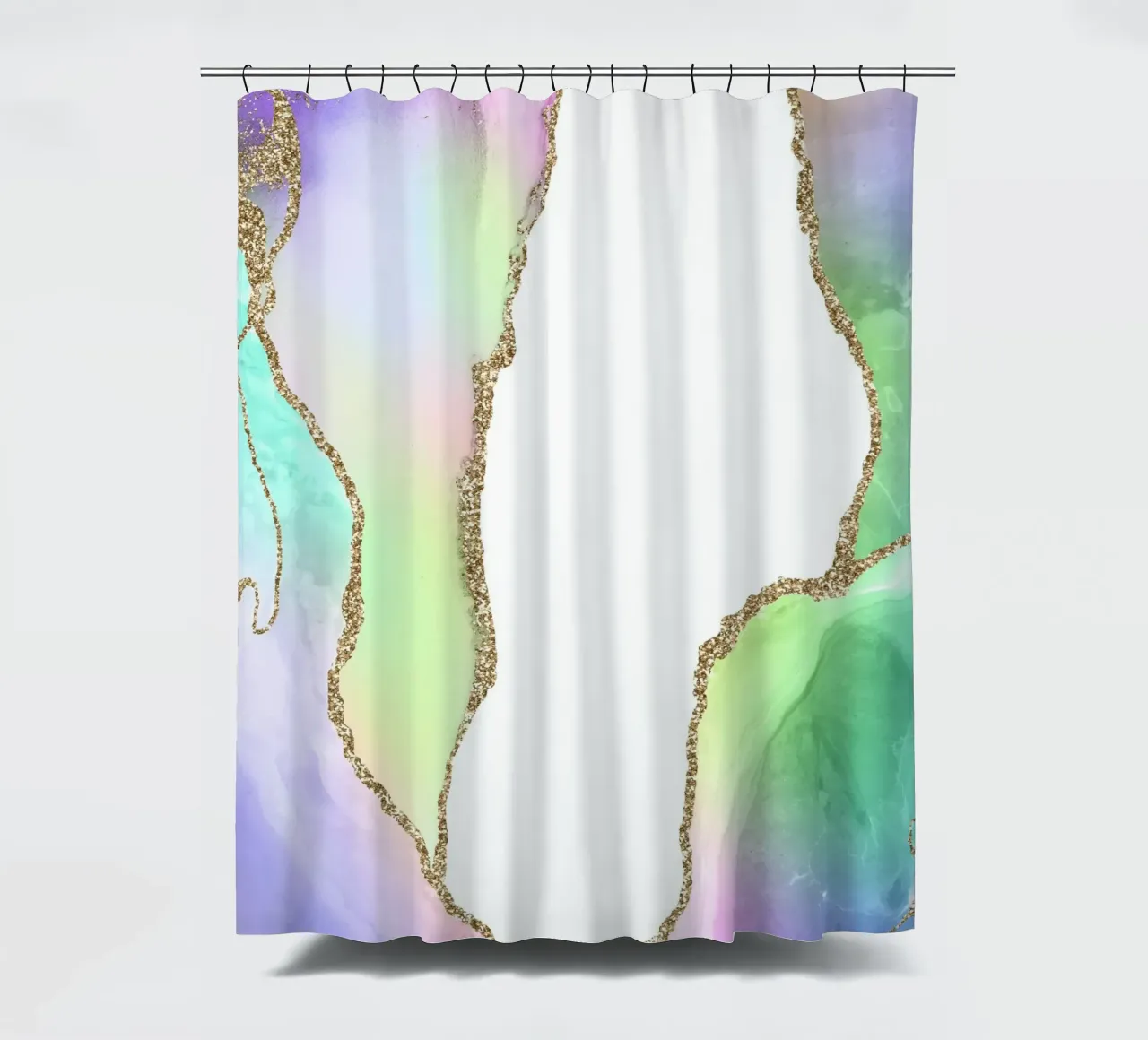 Agata Arcobaleno Texture 10 tenda da doccia da Gemstone Textures
