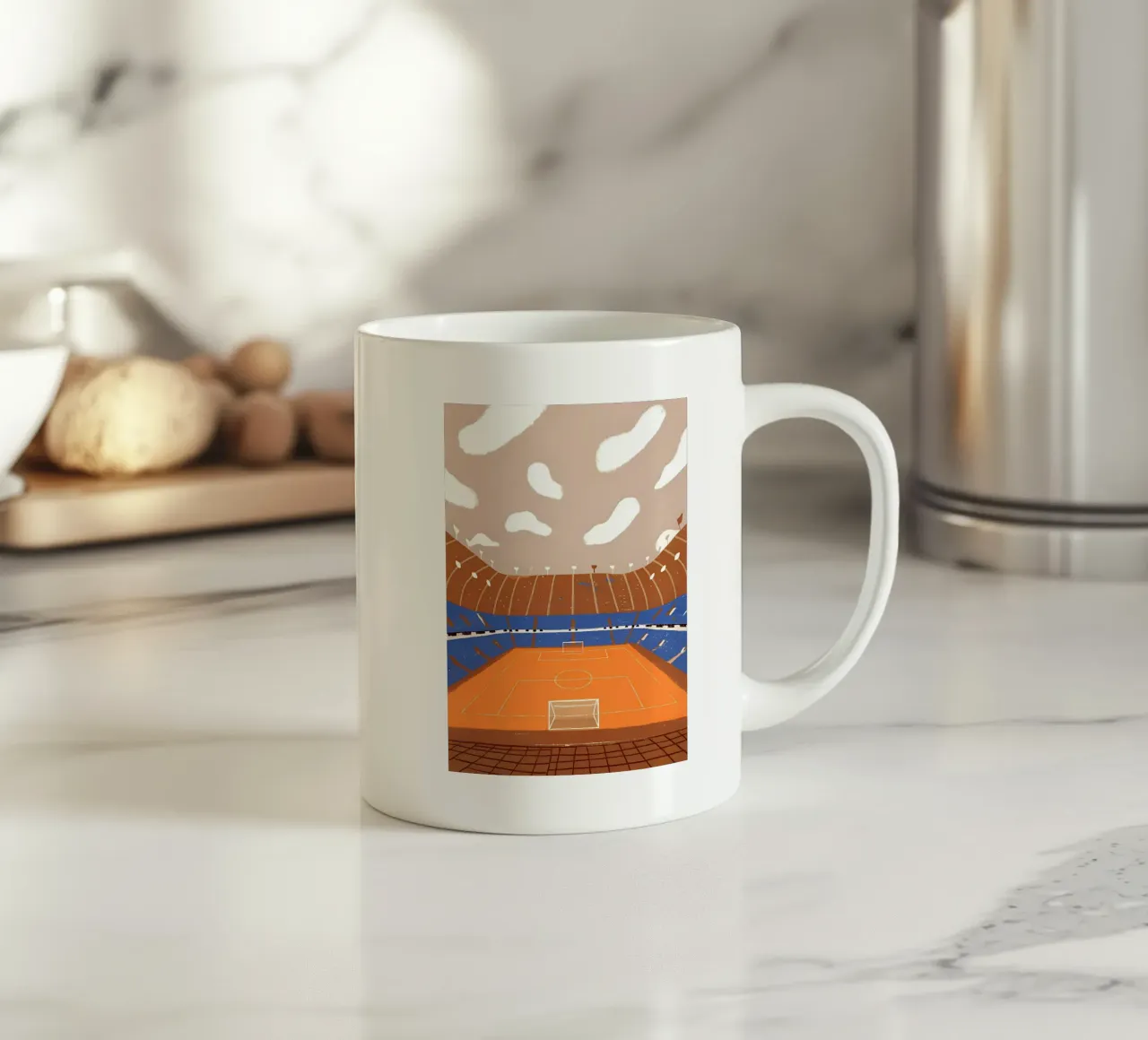 Stadio di calcio tazza in ceramica da PERSONAL TOUCH