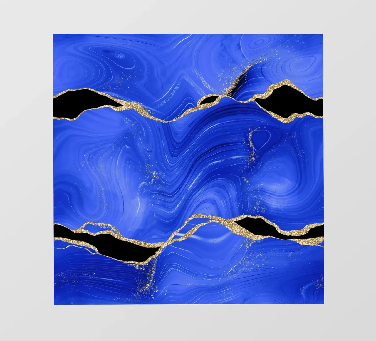 Texture Agata blu reale e oro 01 telo in pvc da Gemstone Textures