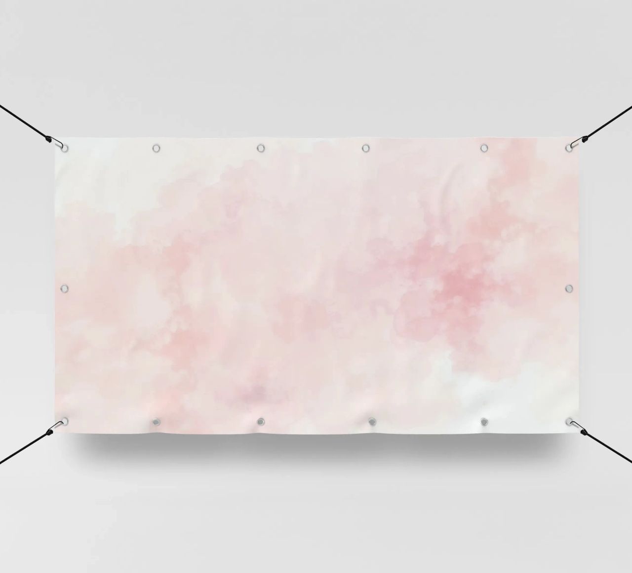 Morbide nuvole pastello creano un'atmosfera serena in un ambiente tranquillo. telo in pvc da DesignDoodle