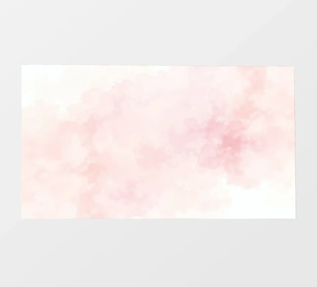 Morbide nuvole pastello creano un'atmosfera serena in un ambiente tranquillo. telo in pvc da DesignDoodle
