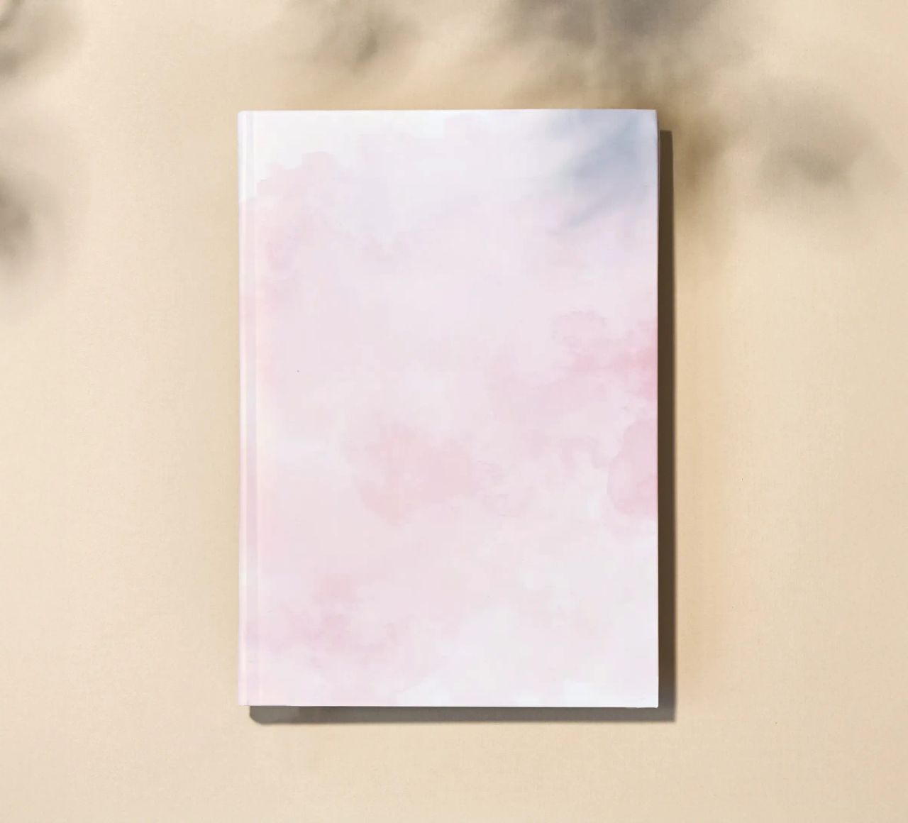Soft pastel clouds create a serene atmosphere in a tranquil notebook by DesignDoodle