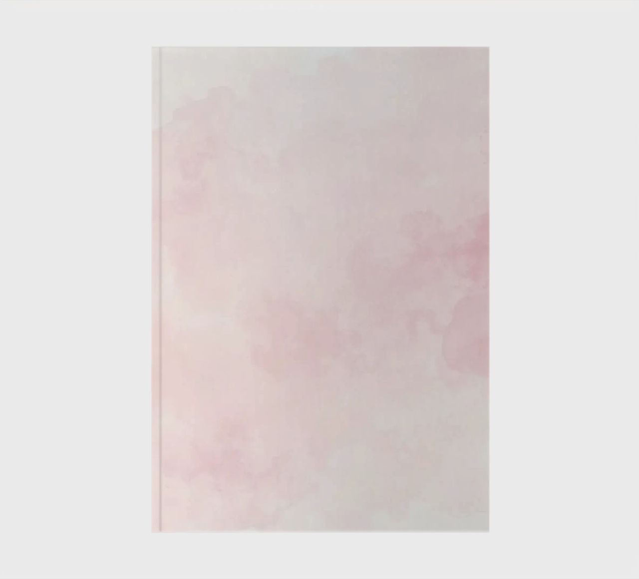Soft pastel clouds create a serene atmosphere in a tranquil notebook by DesignDoodle