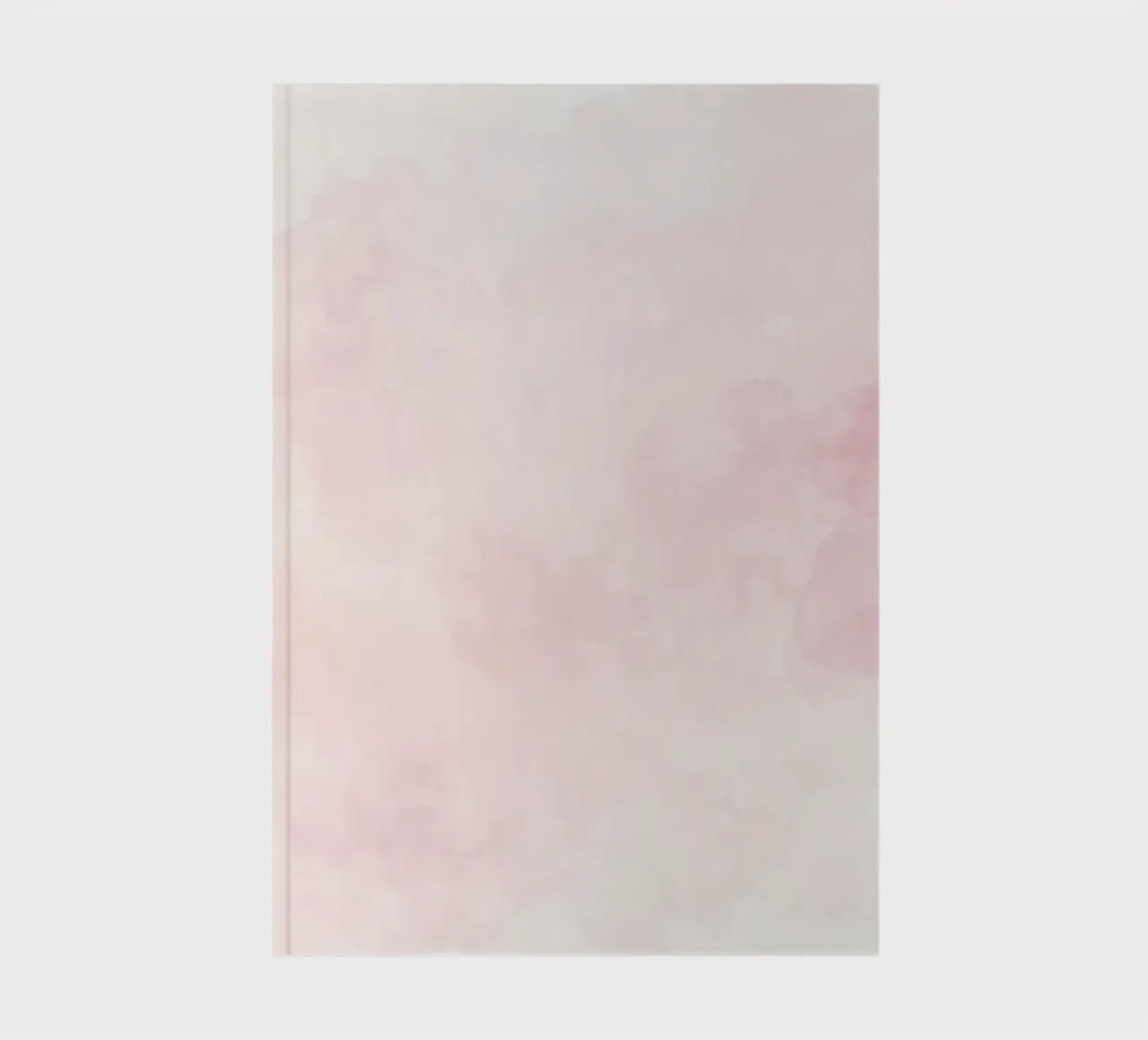 Soft pastel clouds create a serene atmosphere in a tranquil notebook by DesignDoodle