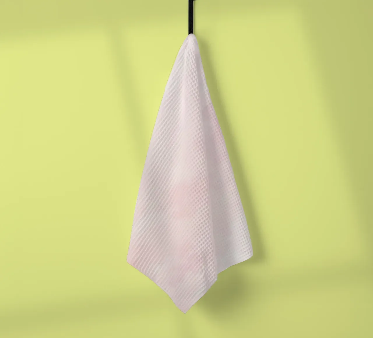 Soft pastel clouds create a serene atmosphere in a tranquil tea towel by DesignDoodle