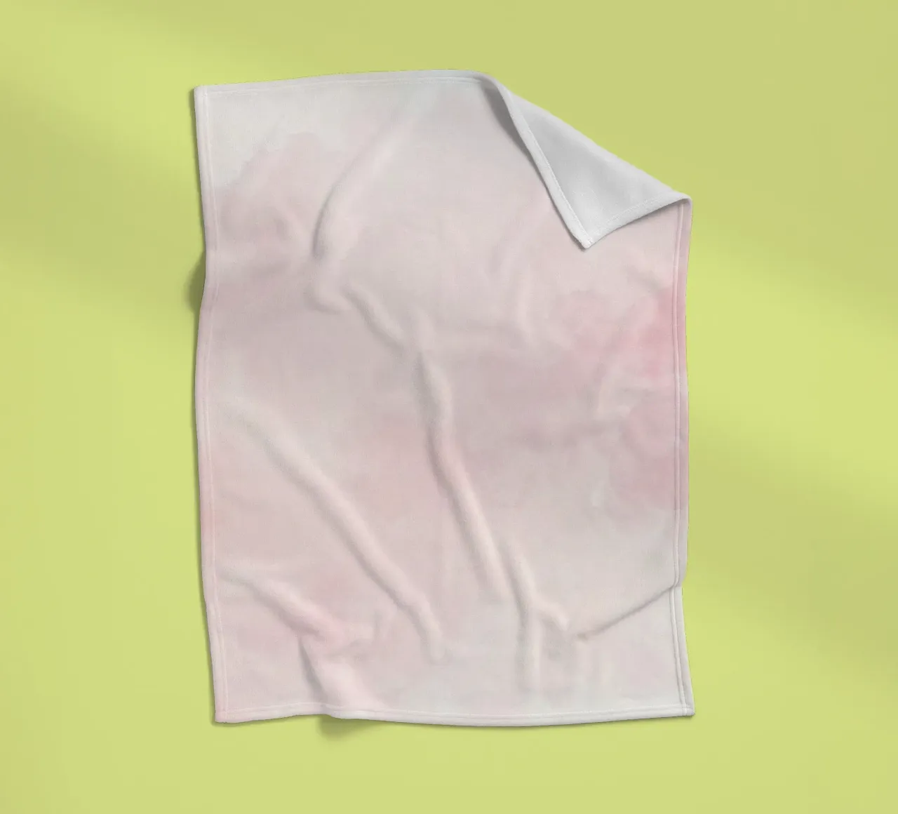 Soft pastel clouds create a serene atmosphere in a tranquil fleece blanket by DesignDoodle