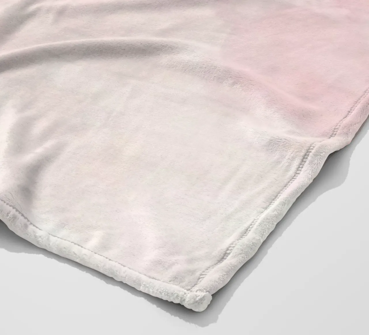 Soft pastel clouds create a serene atmosphere in a tranquil fleece blanket by DesignDoodle