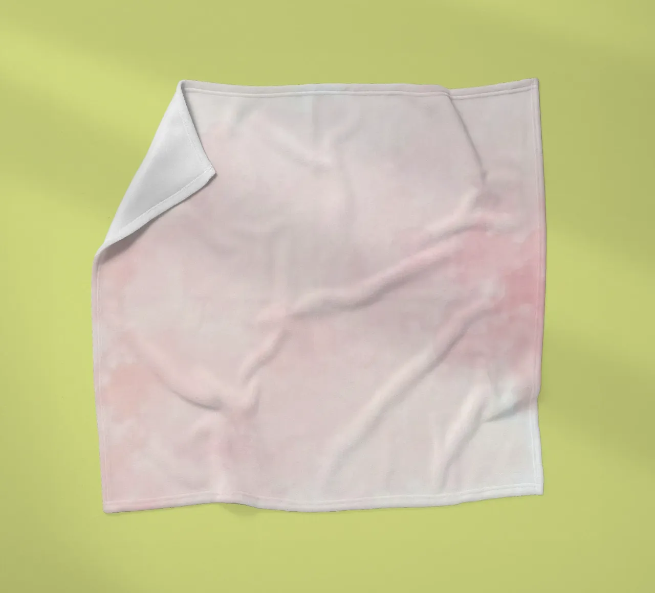 Soft pastel clouds create a serene atmosphere in a tranquil fleece blanket by DesignDoodle