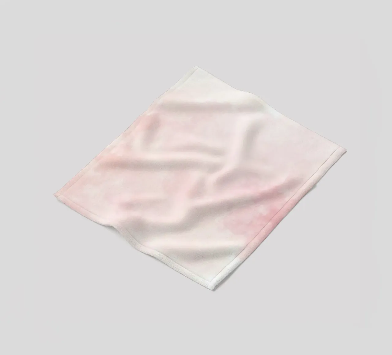 Soft pastel clouds create a serene atmosphere in a tranquil fleece blanket by DesignDoodle