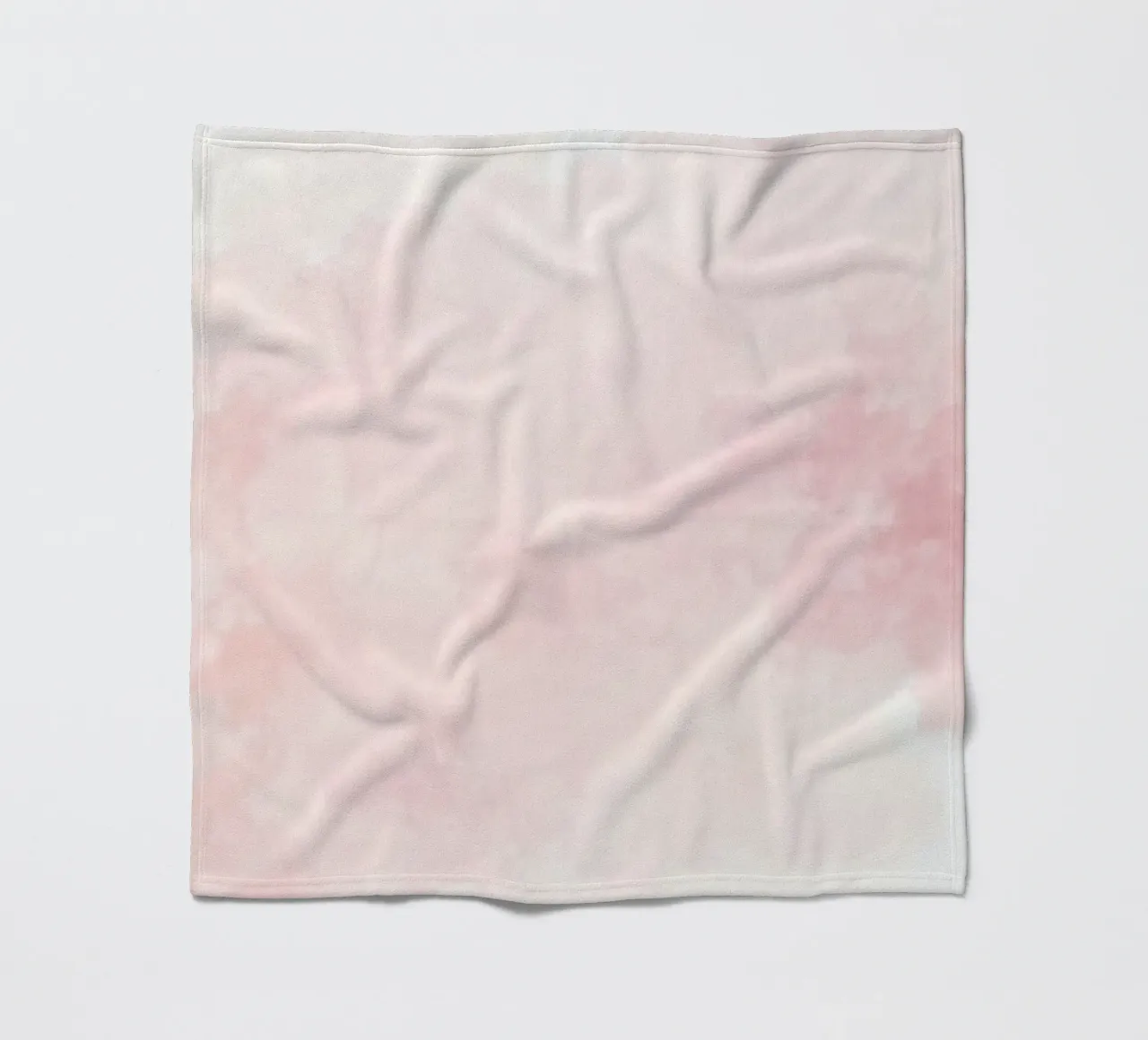 Soft pastel clouds create a serene atmosphere in a tranquil fleece blanket by DesignDoodle