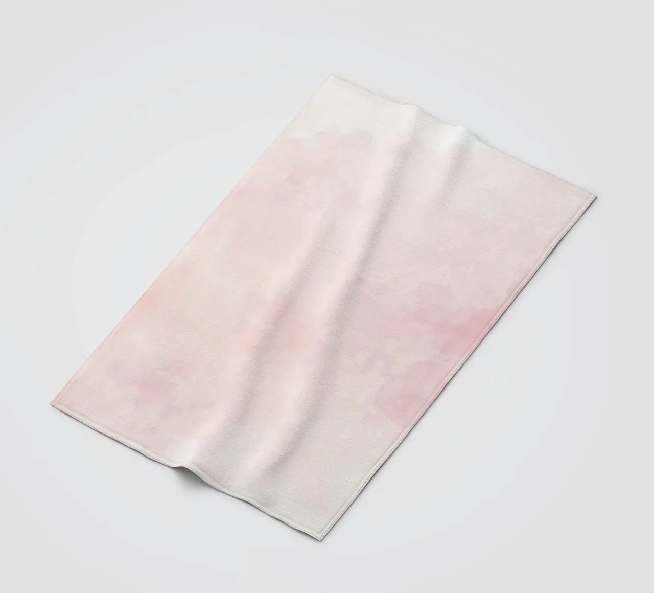 Soft pastel clouds create a serene atmosphere in a tranquil fleece blanket by DesignDoodle