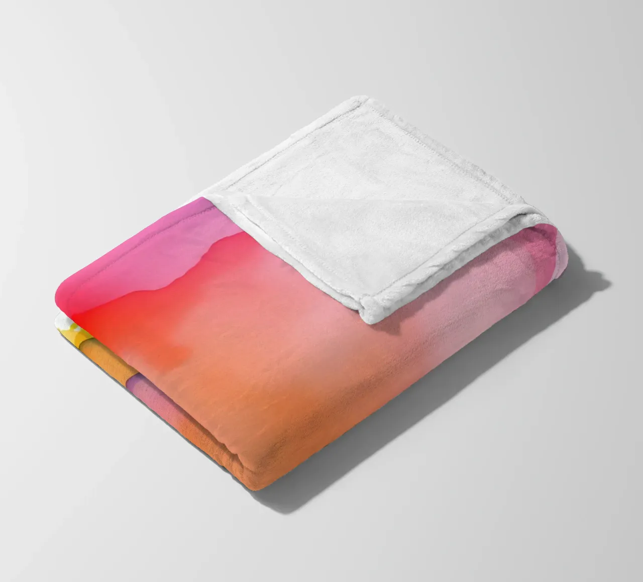watercolor abstract artwork with vivid colors and dynamic fleece blanket by DesignDoodle