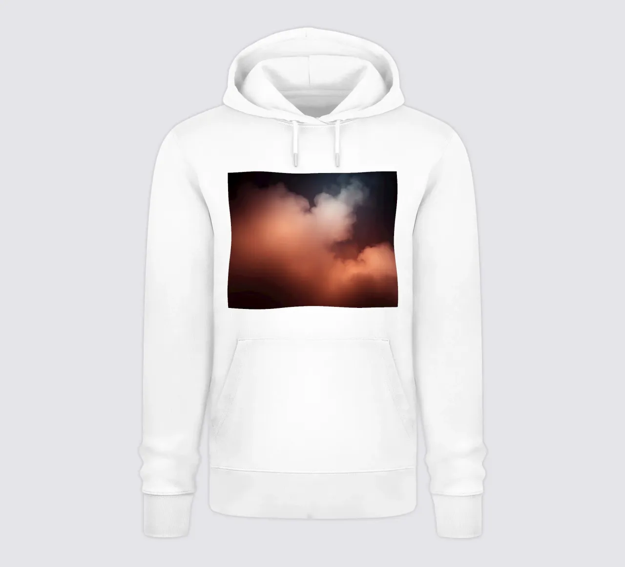 Nuvole colorate turbinano nel cielo notturno atmosfera mistica felpa con cappuccio da DesignDoodle