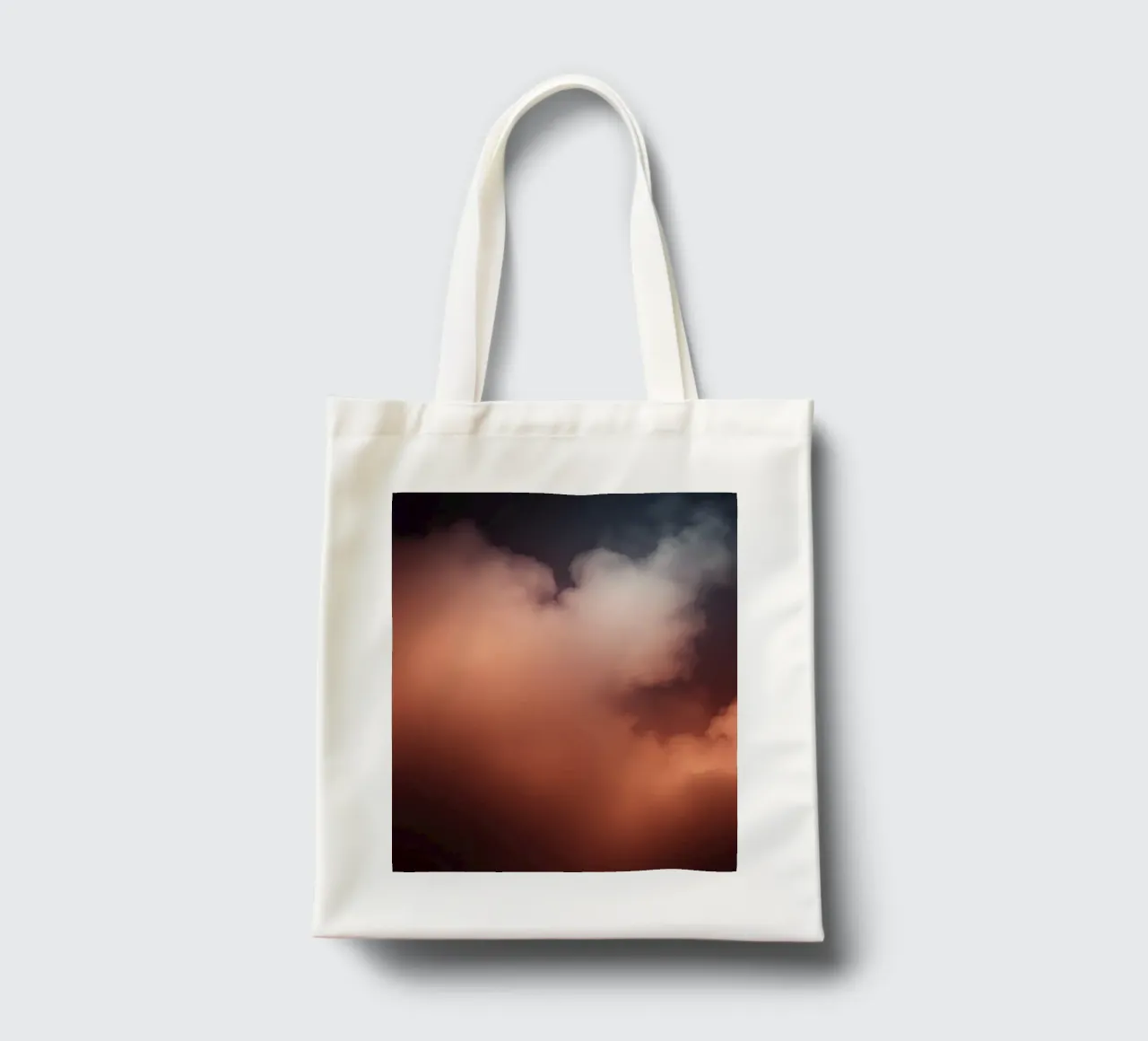 Bunte Wolken wirbeln am Nachthimmel mystische Atmosphäre Jutebeutel von DesignDoodle
